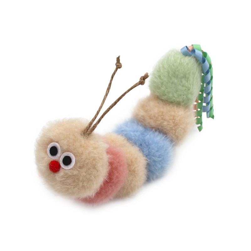 Jumpaws Interactive Natural Catnip Kicker, with Rattle and Ribbon, Bite