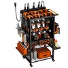 All-Metal Heavy-Duty Power Tool Organizer with Charging Station 8 AC
