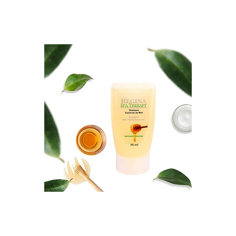 Shampoo hecho a base de esencias miel de abeja. /