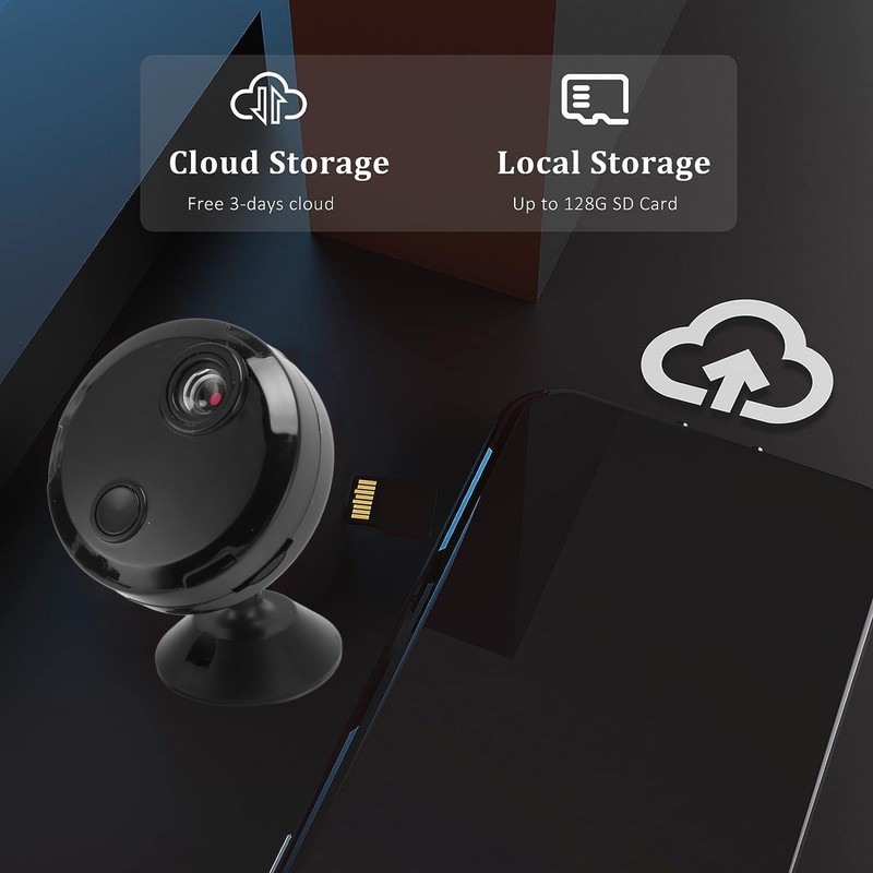 Mini WiFi Camera 1080P HD Wireless Motion Detection Night Vision