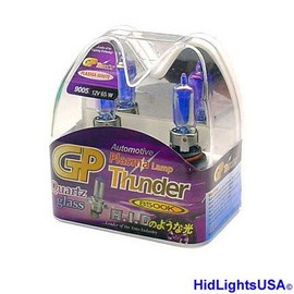 GP Thunder 9005 HB3 8500K 65W Xenon Plasma-White Quartz Glass Bulbs (Ion coating) for Fog Light -High Beam - Low Beam SGP85K-05
