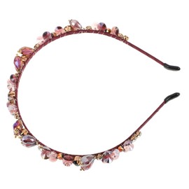 Healeved Crystal Headband for Brides Elegant Shiny Hair Hoop Wedding Party Accessory with Dazzling Crystals Comfortable Fit for Bridal and Special Occasions