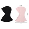 ZUYYON 4 Pcs Muslim Hijab Caps Adjustable Stretchy Modal Turban