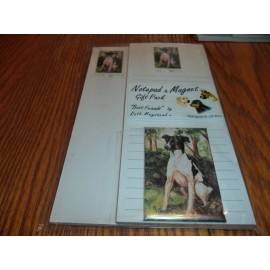 RAT TERRIER NOTEPAD - MAGNET GIFT PACK - 3 PIECE SET - BY RUTH MAYSTEAD