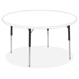 Lorell Standard Metal Activity Table Height Adjustable Leg Kit, Black