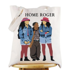 G2TUP 90s Sister Hilarious Sitcom Show Tote Bag Sister Tv Show Fans Gift Go Home Roger Sister Shoulder Bag Sister Show Merch, Go Home Roger Tg