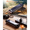 1800LM Solar Camping Lantern & Magnetic Work Tent Light with