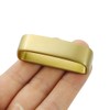 TANJUN Belt Loop Keep Stainless Steel Brass Alloy Men's Belt