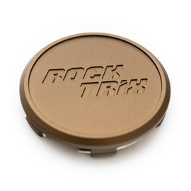 RockTrix Center Caps Flat Design with Recessed Logo for RT101 RT102 RT103 RT104 RT105 RT106 RT107 RT108 RT109 RT110 RT111 RT112 RT113 RT114 RT115 RT116 RT117 RT118 Wheel - Matte Bronze - Pack of 4