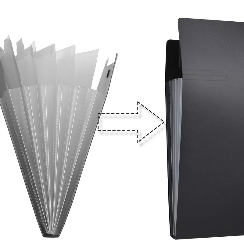 HAISSKY Document Folder A4, Expandable Folder A4 Expandable Portable File