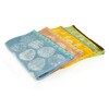 Kosugizen Jacquard Face Towels, Natural, 13.4 x 31.5 inches (34