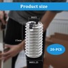 BEELUKY Threaded Insert M8 to M6, 20 Pieces Stainless Steel