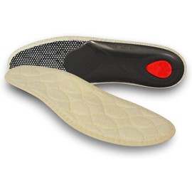 Pedag Viva Winter Orthotic Insole with Effective Insulation and Arch Support, Metatarsal and Heel Pad, Women's 10/Men's 7