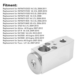 AC Expansion Valve 922006N205 AC Thermostatic Expansion Valve Replacement for Sentra All Engine 2007‑2012