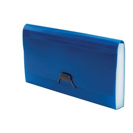 Staples 13‑Pocket Check File, Compact Accordion Organizer for Checks, Receipts & Small Documents, Durable Poly Construction – Assorted Colors
