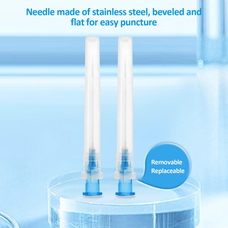 Shudyear 100pcs Dispensing Needle Accessories, Stainless Steel Industrial Needles Individually