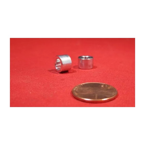 Basic Aluminum Spacer, NO. 12 Screw, 3/8" OD x .218"