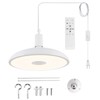 HOREVO Upgrade Plug in Pendant Light with Bluetooth Speaker &