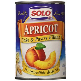 Solo Apricot Cake and Pastry Filling 12 Ounce (PACK OF 8)