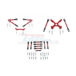 FORMULA, FORMULA,ROLLER,SHORT COURSE TRUCK GPM TRAXXAS 4-TEC 2.0 Front+Rear Tie Rods With Stabilizer For C Hub /GT049FR160