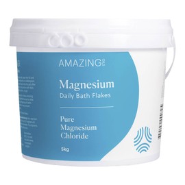 Amazing Oils Magnesium Daily Bath Flakes - Pure Magnesium Chloride, 5kg