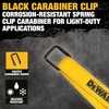 DEWALT DXBC90060 Black/Yellow 1.25” x 12” Light Duty Carabiner Utility