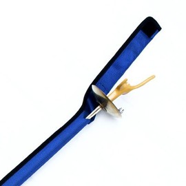 LEONARK Fencing Sword Bag for Foil Epee and Saber - Sword Sleeve Cover Case Pipe Tube for Fencing Weapons Lame- Professional Fencing Accessories - 2 Pack (Blade Bag-Blue)