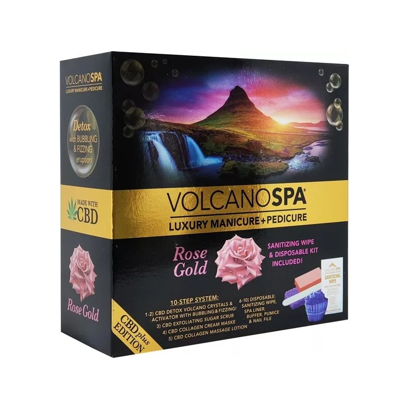 Lapalm Volcano Spa Pedicure Kit - Rose Gold