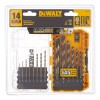 DeWalt Juego 14 Brocas Dewalt® con óxido negro acero alta