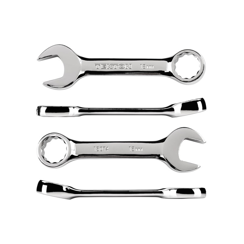 TEKTON 18 mm Stubby Combination Wrench | 18074