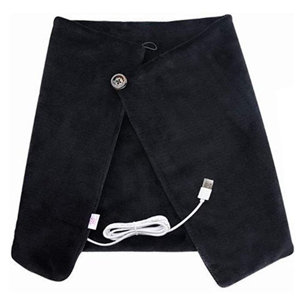 Heated Blanket Wrap Shawl, Soft and Washable, USB Heated Warm