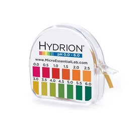 Hydrion S/r Dispenser 0.0-6.0 Ph Range 96 - 15 Ft Roll w/ Color Chart/ Dispenser