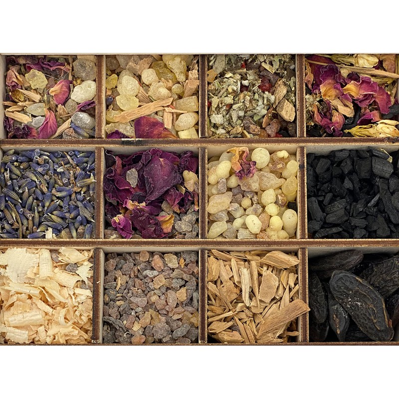 Gift Box Smoking Box with 12 Types of Incense Mixtures