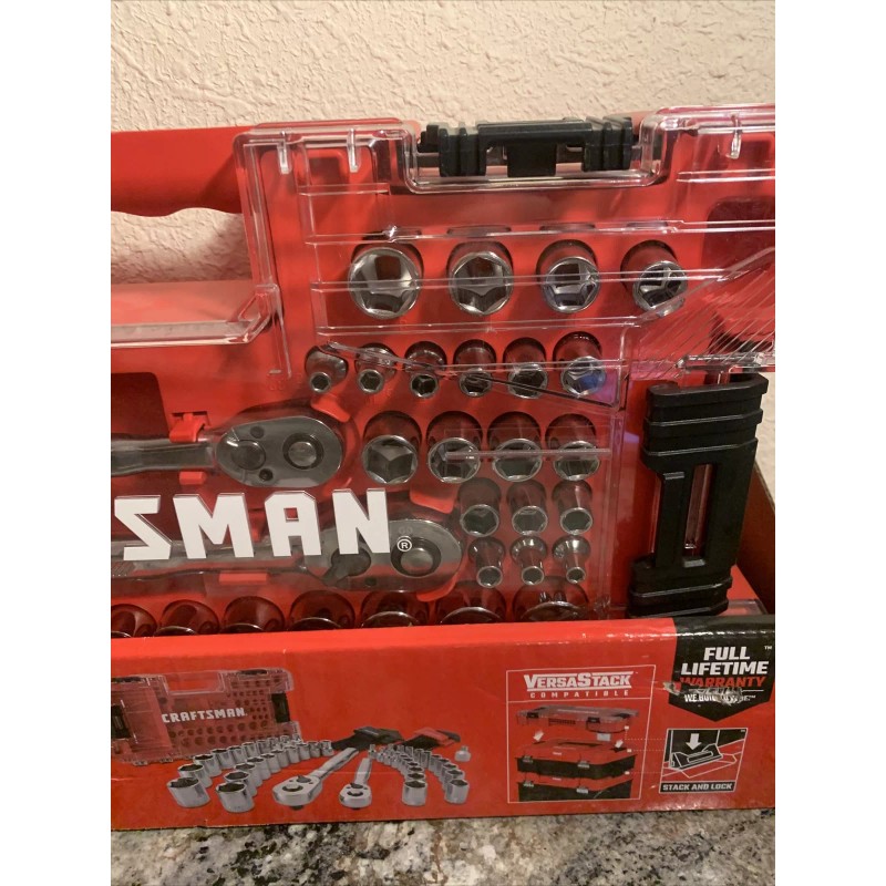 CRAFTSMAN CMMT45071 71PC VERSASTACK MECHANIC TOOL SET METRIC/SAE 1/4 &