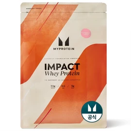 Myprotein Impact Whey Protein Strawberry Cream Flavor WPC Whey Protein Concentrate, 1 Pack, 1kg / 마이프로틴 임팩트 웨이 프로틴 딸기크림향 WPC 포대유청 농축유청 단백질, 1개, 1kg