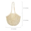 Cotton Mesh Onion Storage Bags - 100% Cotton, Reusable, and