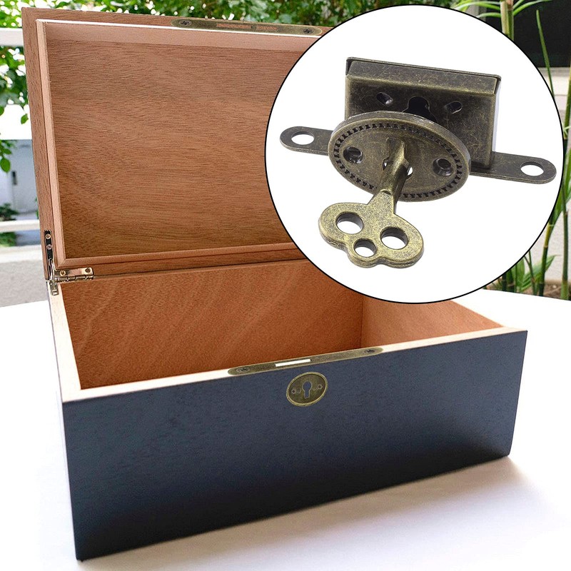 Jiozermi 2 Pack Mini Locks with Skeleton Key, Full Mortise
