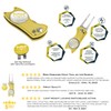 VISUALIZE Premium Golf Divot Repair Tool Kits with Ball Marker-