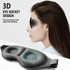 Geiomoo 3D Eye Mask, Soft Comfortable Blackout Sleep Cover with