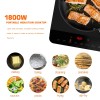 Empava 11-in Portable Single Heating Element 1800-W Countertop Induction Cooktop