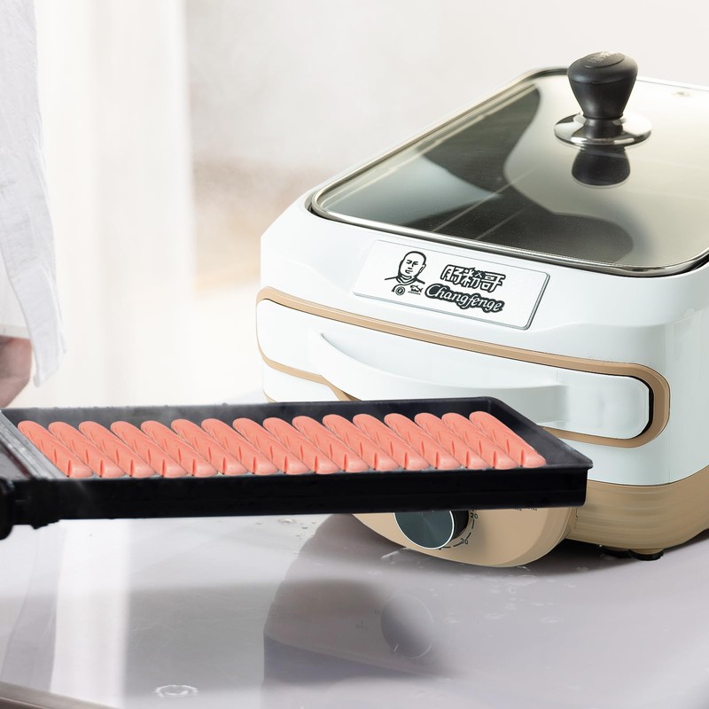 BAISHA Rice Rolls Machine, Hot Dog Steamer and Bun Warmer,