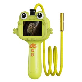 Kids Borescope Borescope Camera Toy with Light for Kids - STEM Science Educational Toy for 4 5 6 7 8 9 10 Years Old Boys Girls Birthday Gift, Snake Scope Camera for Outdoor Camping Nature Exploration