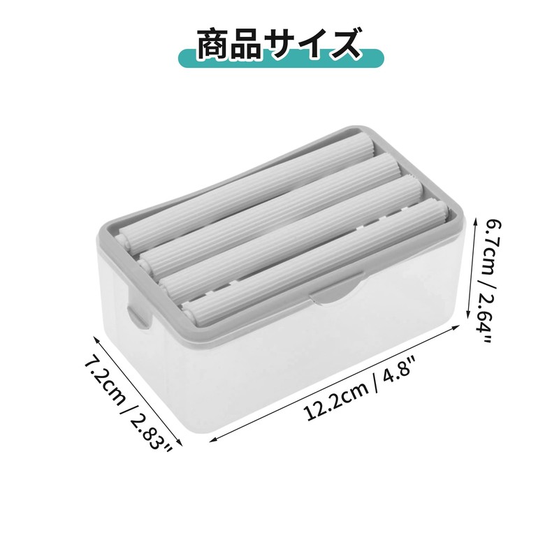 CAPASTEC Soap Case, Soap Storage Case, Foaming Soap Box, Foaming