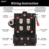 FBANG Air Compressor Pressure Switch Control Valve 135-175 PSI，Horizontal 4-way