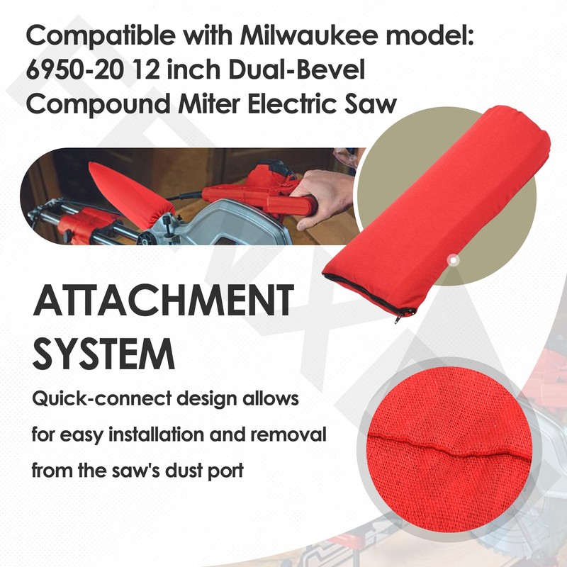 42-16-0240 Saw Dust Bag for Milwaukee 6950-20 B27B B26B B26C