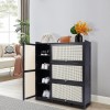 7-tier Shoe Storage Cabinet with Shelves for Entryway, Hallway,Closet