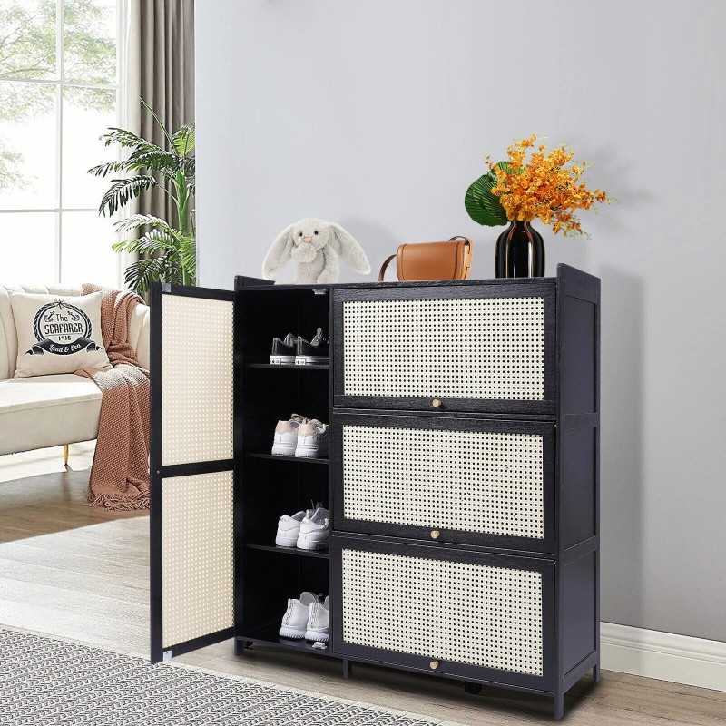 7-tier Shoe Storage Cabinet with Shelves for Entryway, Hallway,Closet