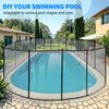 GarveeLife Pool Fence 4Ft x 12Ft, 320GSM Teslin Mesh with