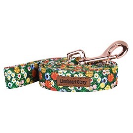 Lionheart glory Strong Dog Leash Floral Girl Durable Dog Leashes with Comfortable Soft Handle for Small Medium and Large Girl Dogs