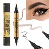 2-in-1 Eyebrow Pencil, Brow Lamination Tint Pen, Waterproof Eyebrow Pen
